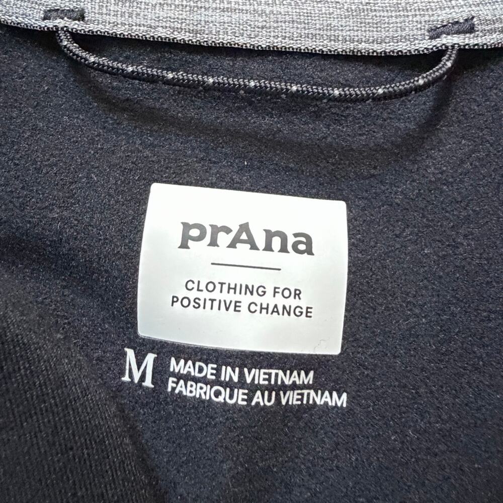 prAna Womens Ice Flow 1/2 Zip Jacket Black Size M Outdoor Sports - Picture 7 of 9